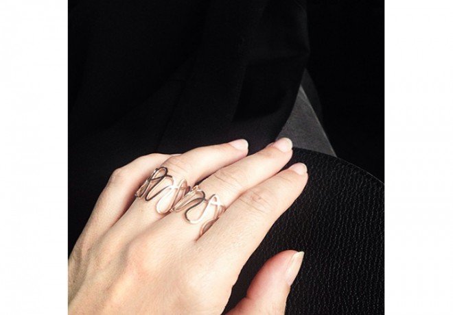 Gaia Repossi White Noise Rings Garance Dore Instagram