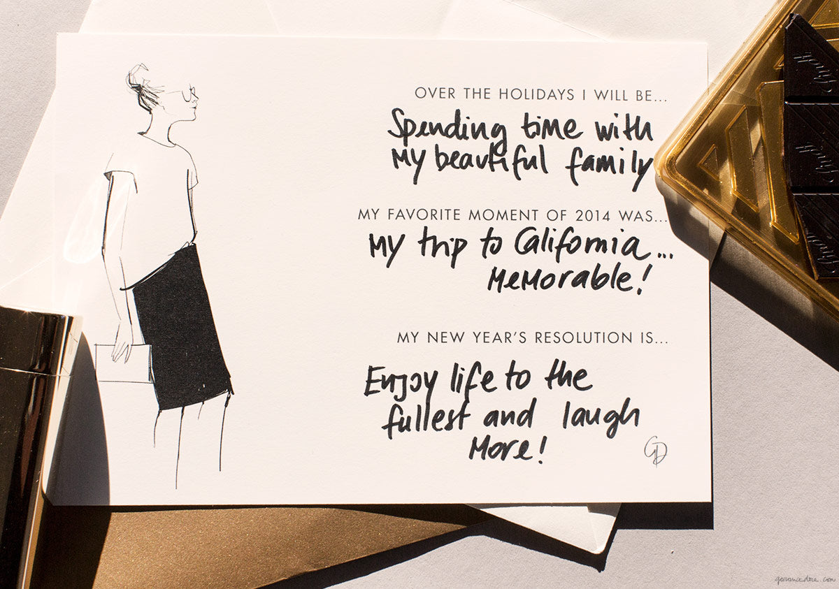 holiday card with love giorgia tordini garance dore photos