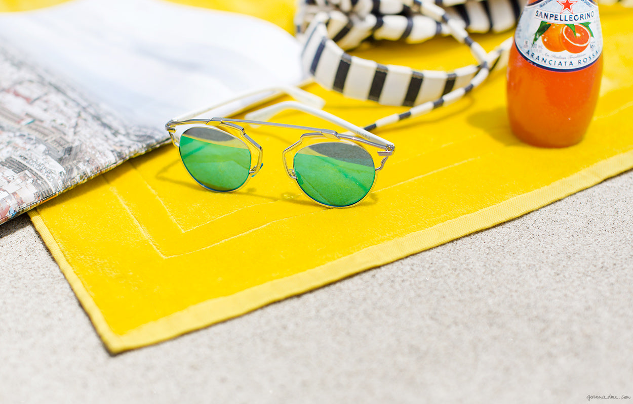 christian dior sunglasses beach still-life garance dore photos