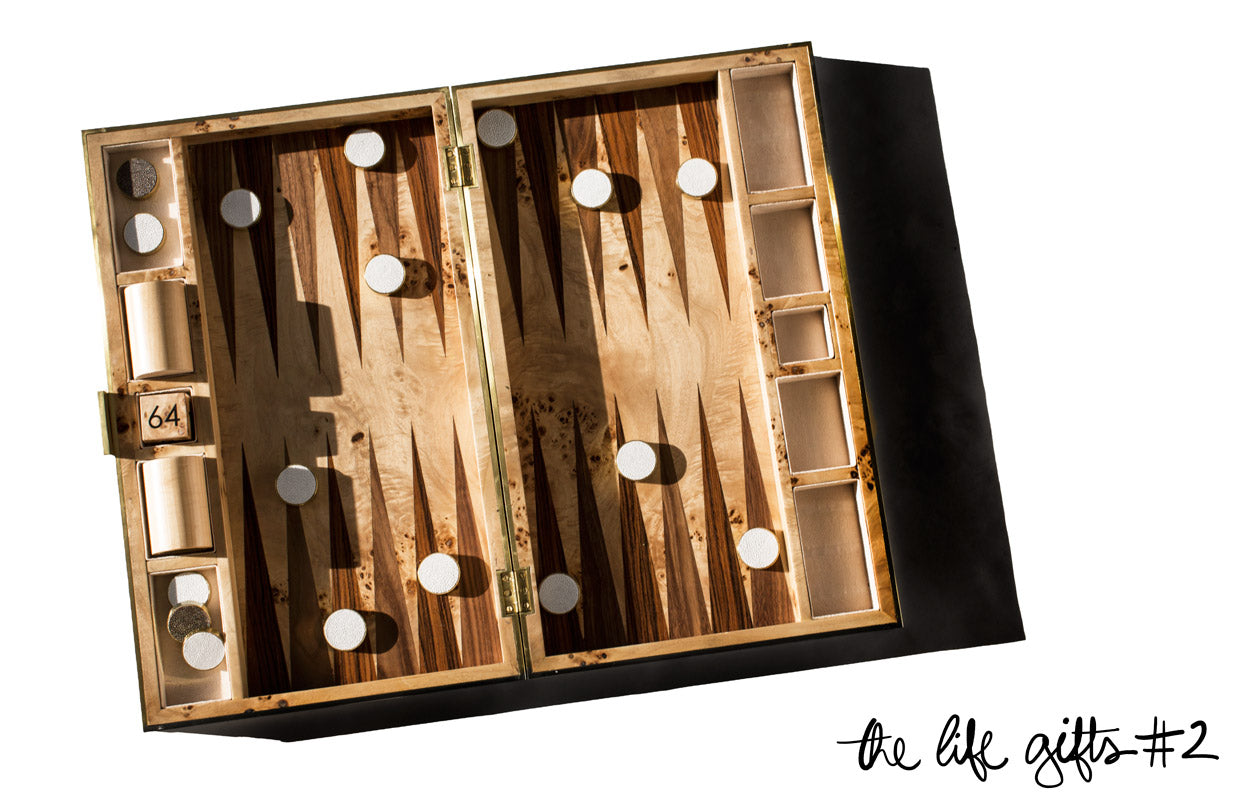 the life white gifts aerin backgammon set game garance dore photos