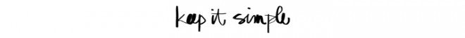 keep-it-simple