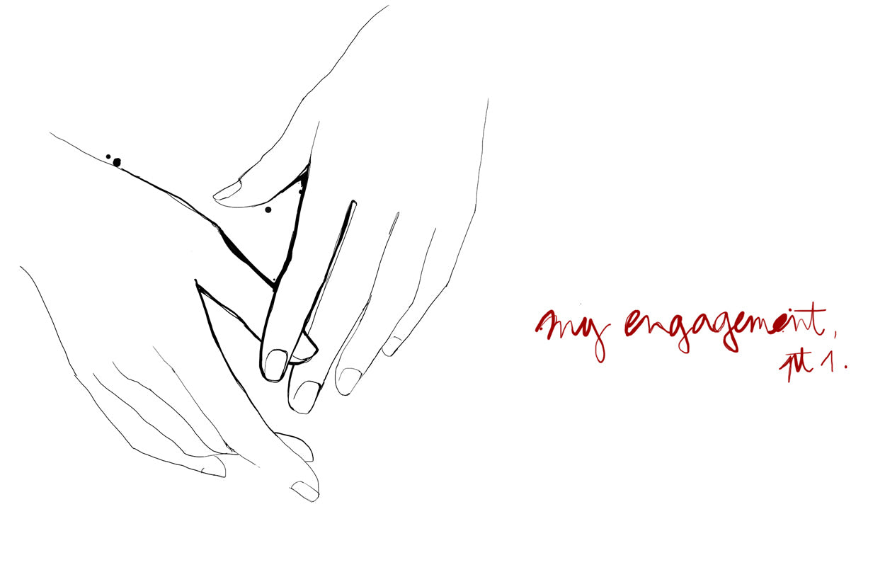 my engagement part 1 hands garance dore illustration